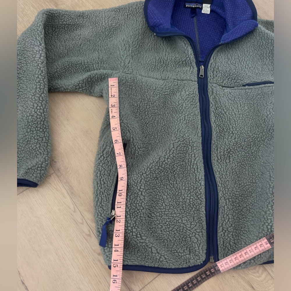 Vintage Patagonia 90s USA Men’s Retro High Pile Full Zip Sweater Medium - Picture 7 of 7